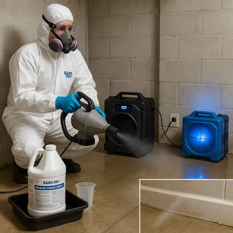 Sanitization and Odor Removal process in Burley, WA